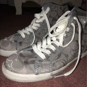 Coach hightop sneakers
